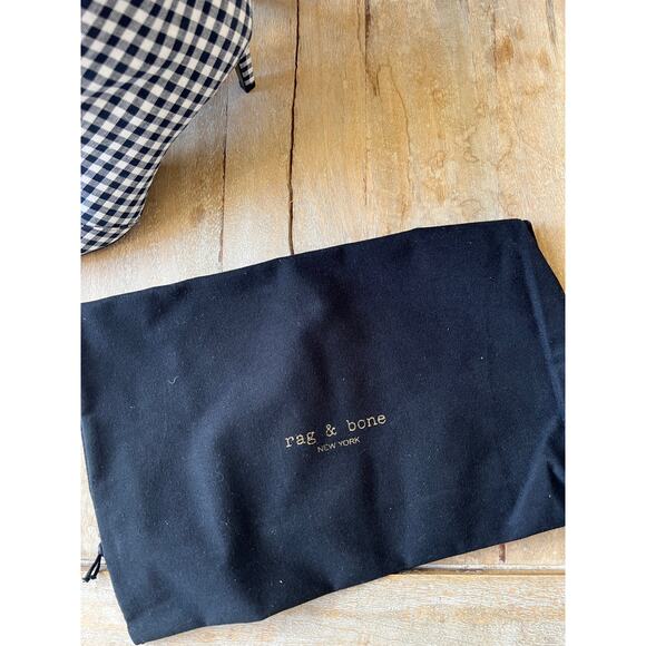 RAG & BONE Gingham Beha Boots - NIB - Size 38 1/2 - Navy/White - Picture 5 of 5